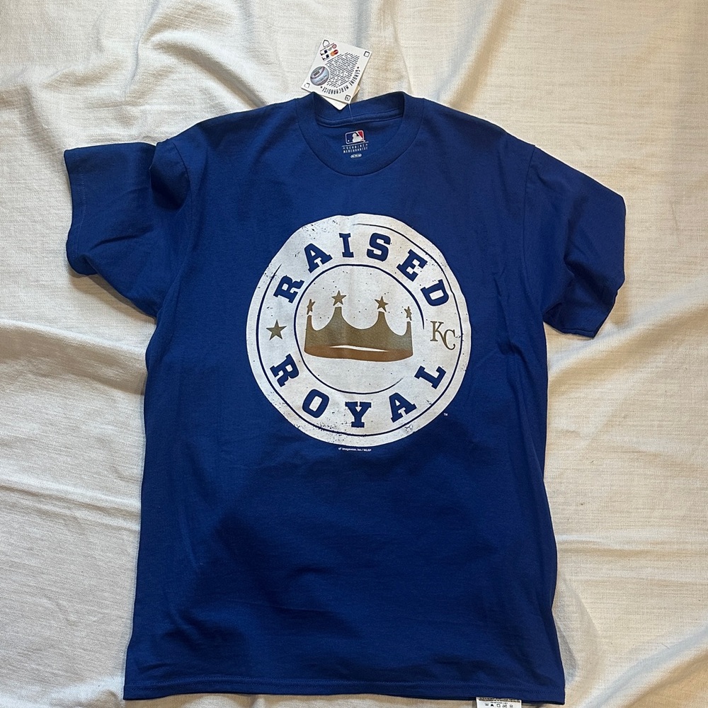 Blue Raised Royal T-Shirt - Kansas City Royals